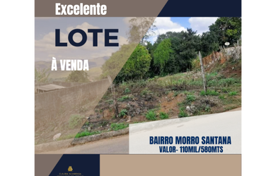 Imagem: O terreno possui 580m² de Área e está localizado em Mariana