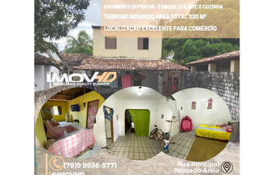 Imagem: A casa possui 3 Dormitórios, 2 Banheiros, 6 Vagas na garagem