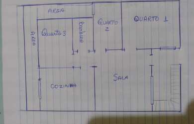 Imagem 15: Casa alugar Éden- SJM. Acomodam 5 pessoas, 77m² de Área, 2 Banheirose3...