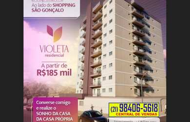 Imagem: O apartamento possui 2 Dormitórios, 1 Suíte, 1 Banheiro, Acomodam