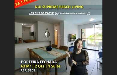 Imagem: O apartamento possui 2 Dormitórios, 1 Suíte, 2 Banheiros