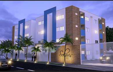 Imagem: O apartamento possui 2 Dormitórios, 1 Suíte, 1 Banheiro, 1