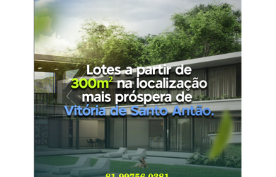 Imagem: O terreno possui 300m² de Área Privada e Imóvel novo e está