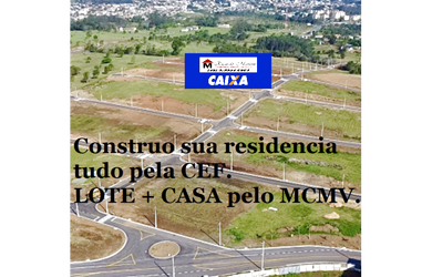 Imagem: O terreno possui 360m² de Área Privada e Imóvel novo e está