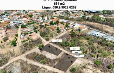 Imagem: O terreno possui 684m² de Área e está localizado em Teresina