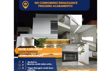 Imagem: A casa possui 250m² de Área e está localizado em Manaus