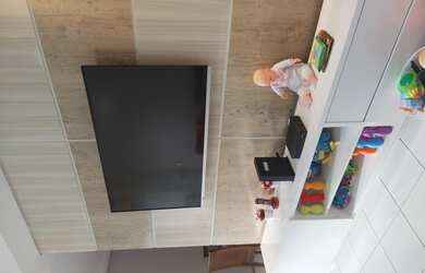 Imagem: A casa em condomínio possui 3 Dormitórios, 1 Suíte, 3 Banheiros