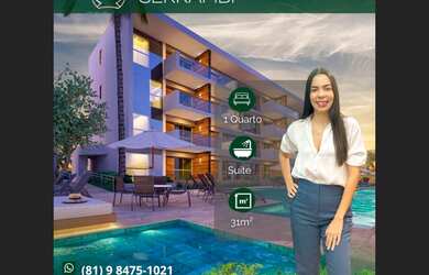 Imagem: O apartamento possui 1 Dormitório, 1 Suíte, 1 Banheiro, 1