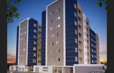 Imagem: O apartamento possui 2 Dormitórios, 1 Suíte, 1 Banheiro, Acomodam