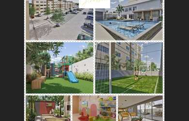 Imagem: O apartamento possui 2 Dormitórios, 1 Banheiro, 1 Vaga na garagem