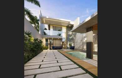 Imagem: A casa possui 4 Dormitórios, 4 Suítes, 4 Banheiros, 3 Vagas