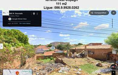 Imagem: O terreno possui 111m² de Área e está localizado em Teresina