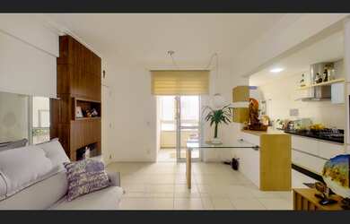 Imagem 3: Apartamento 2 quartos semi mobiliado com vista mar em Barreiros - São José - SC