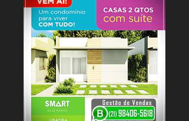 Imagem: A casa em condomínio possui 2 Dormitórios, 1 Banheiro, Acomodam