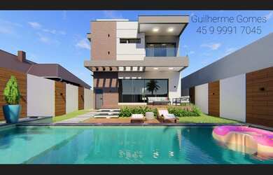 Imagem: A casa possui 3 Dormitórios, 3 Suítes, 4 Banheiros, 265m²