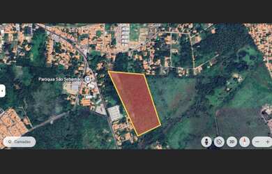 Imagem: O terreno possui 460.000m² de Área e está localizado em