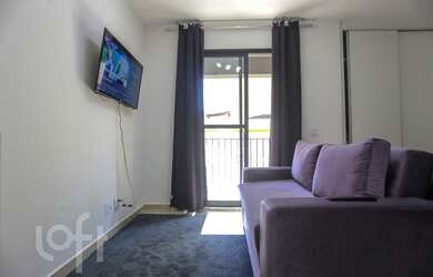 Imagem: O apartamento possui 1 Dormitório, 1 Suíte, 1 Banheiro, 1