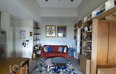 Imagem: O apartamento possui 1 Dormitório, 1 Banheiro, 1 Vaga na garagem