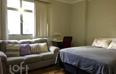 Imagem: O apartamento possui 1 Dormitório, 1 Suíte, 1 Banheiro, 1