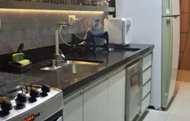 Imagem: O apartamento na cobertura possui 2 Dormitórios, 1 Suíte