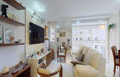 Imagem: O apartamento possui 2 Dormitórios, 2 Suítes, 3 Banheiros