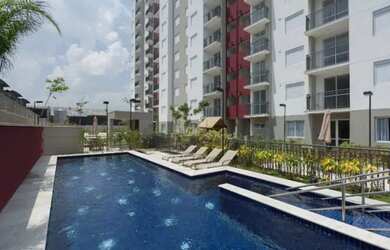 Imagem: O apartamento possui 2 Dormitórios, 1 Banheiro, 1 Vaga na garagem