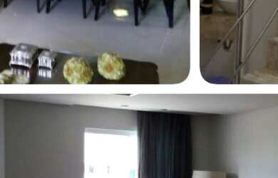 Imagem: A casa em condomínio possui 3 Dormitórios, 3 Suítes, 4 Banheiros