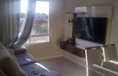 Imagem: O apartamento possui 2 Dormitórios, 1 Banheiro, 1 Vaga na garagem