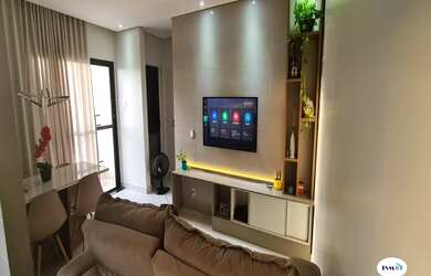 Imagem: O apartamento possui 2 Dormitórios, 1 Banheiro, 1 Vaga na garagem