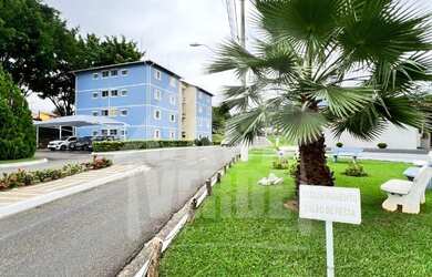 Imagem: O apartamento possui 2 Dormitórios, 1 Banheiro, 1 Vaga na garagem