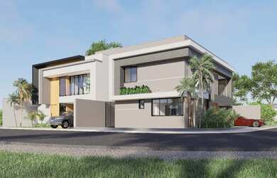 Imagem: A casa possui 3 Dormitórios, 3 Suítes, 4 Banheiros, 2 Vagas