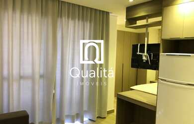 Imagem: O apartamento possui 1 Dormitório, 1 Suíte, 1 Banheiro, 1