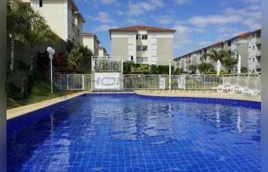 Imagem: O apartamento possui 2 Dormitórios, 1 Banheiro, 1 Vaga na garagem