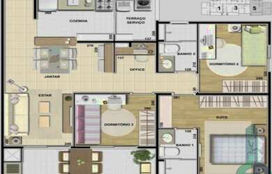 Imagem 11: Apartamento à venda em Santo André-SP, 3 quartos, 1 suíte, 2 banheiros,...