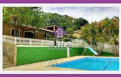 Imagem: A chácara possui 4 Dormitórios, 4 Suítes, 7 Banheiros, 10