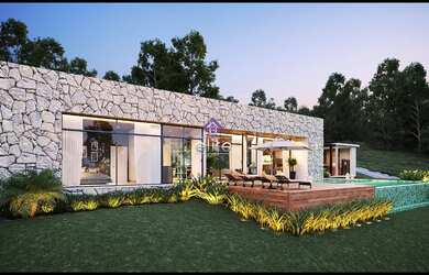 Imagem: A casa em condomínio possui 3 Dormitórios, 3 Suítes, 4 Banheiros