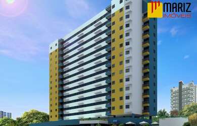 Imagem: O apartamento possui 1 Dormitório, 1 Banheiro, 1 Vaga na garagem