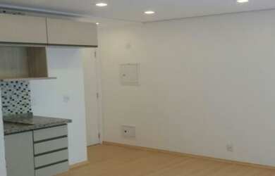 Imagem: O apartamento possui 1 Dormitório, 1 Banheiro, 1 Vaga na garagem