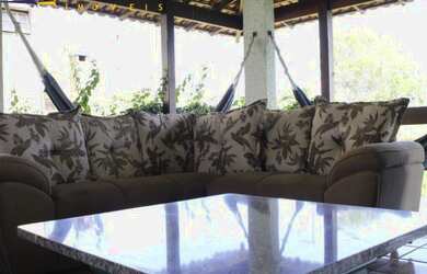 Imagem: A pousada chalé está localizado em Enseada Azul, Guarapari