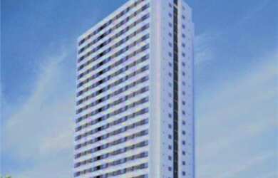 Imagem: O apartamento possui 1 Dormitório, 1 Banheiro, 1 Vaga na garagem