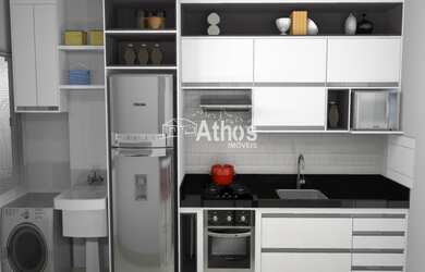 Imagem: O apartamento possui 2 Dormitórios, 1 Banheiro, 51m² de Área