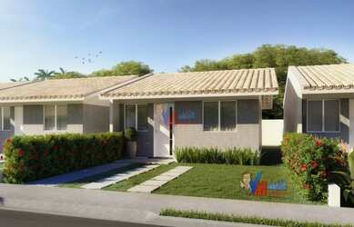 Imagem: A casa possui 3 Dormitórios, 1 Suíte, 1 Vaga na garagem, 56m²