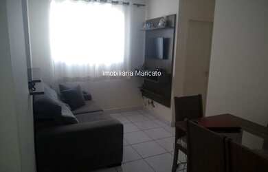 Imagem: O apartamento possui 2 Dormitórios, 1 Banheiro, 1 Vaga na garagem