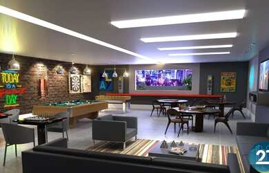 Imagem: O apartamento possui 2 Dormitórios, 2 Suítes, 3 Banheiros