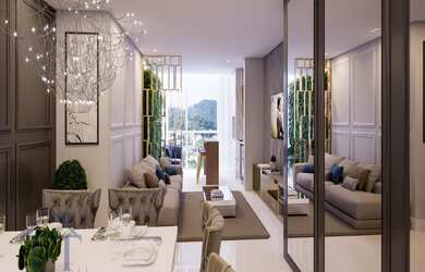 Imagem: O apartamento possui 3 Dormitórios, 3 Suítes, 4 Banheiros