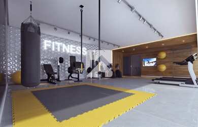 Imagem: O apartamento possui 2 Dormitórios, 1 Banheiro, 1 Vaga na garagem