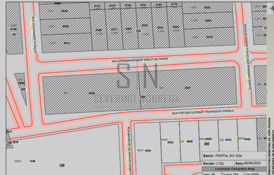 Imagem: O terreno possui 2.250m² de Área e está localizado em Portal