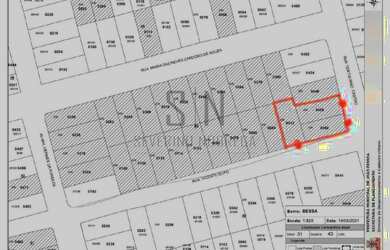 Imagem: O terreno possui 1.008m² de Área e está localizado em Bessa