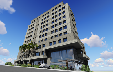 Imagem: A sala comercial possui 1 Banheiro, 1 Vaga na garagem e 45m²