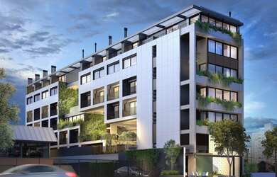 Imagem: O apartamento na cobertura possui 1 Dormitório, 1 Banheiro